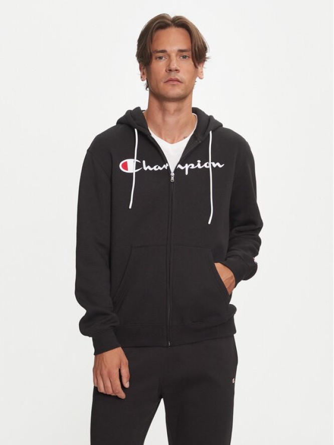 Champion Bluza 219205 Czarny Regular Fit