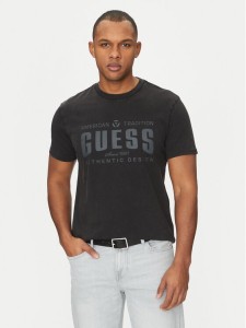 Guess T-Shirt M5GI27 KBW41 Czarny Regular Fit