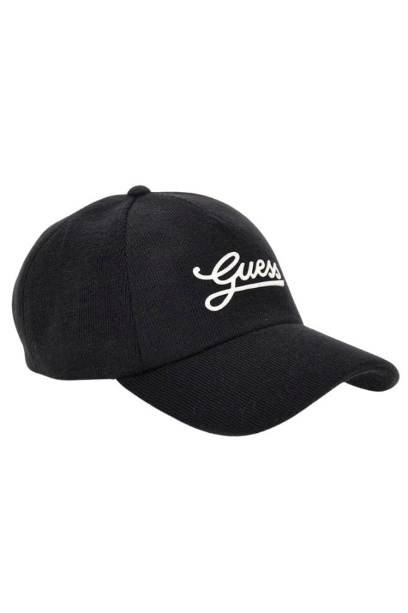 GUESS Czarna czapka z daszkiem Baseball Cap