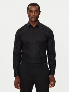 Hugo Koszula Elisha02 50519824 Czarny Extra Slim Fit