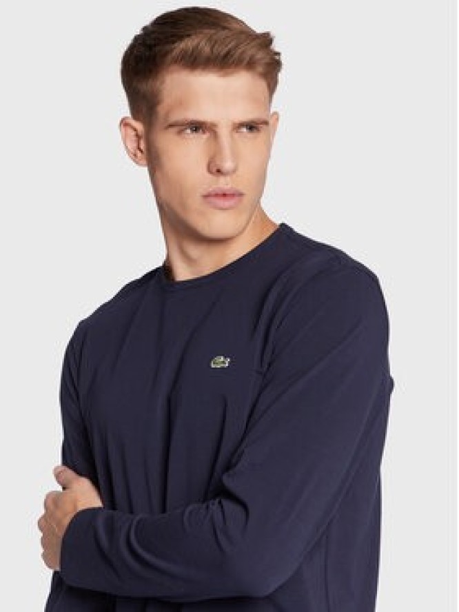 Lacoste Longsleeve TH0990 Granatowy Regular Fit