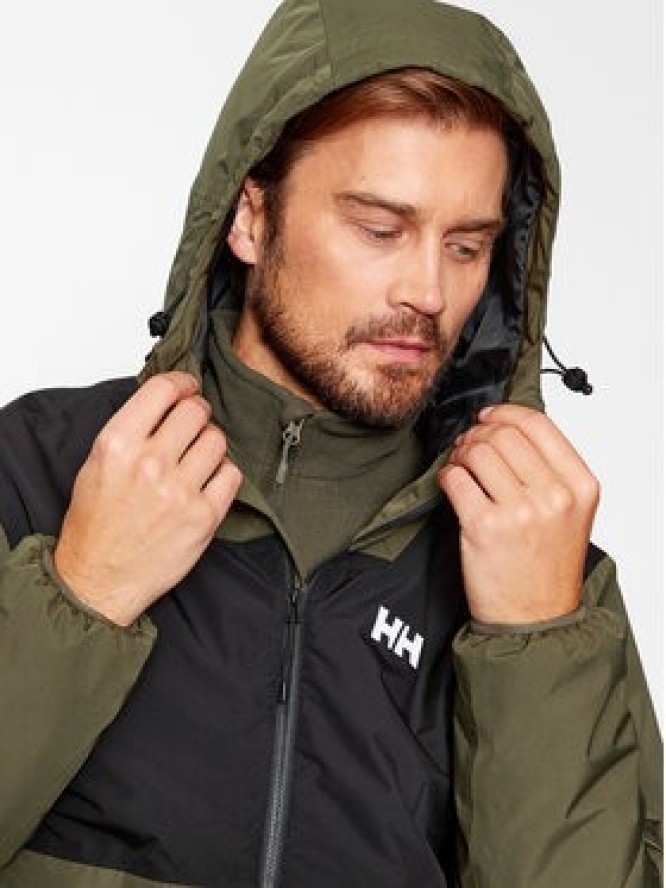 Helly Hansen Kurtka przeciwdeszczowa Ervik Ins 53983 Khaki Regular Fit