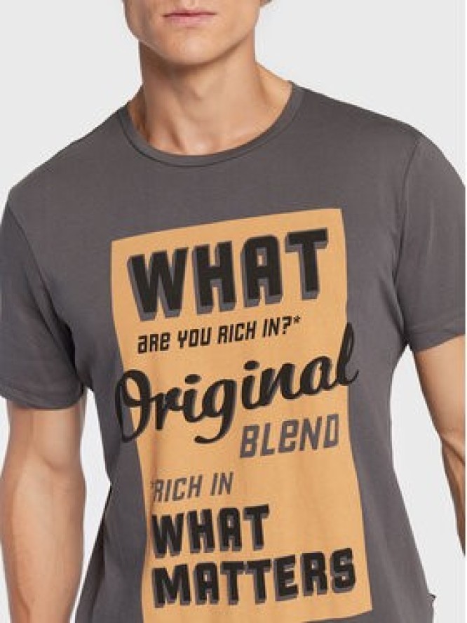 Blend T-Shirt 20714250 Szary Regular Fit