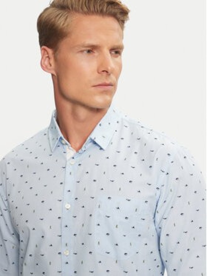 Boss Koszula Magneton_1 50431309 Niebieski Slim Fit