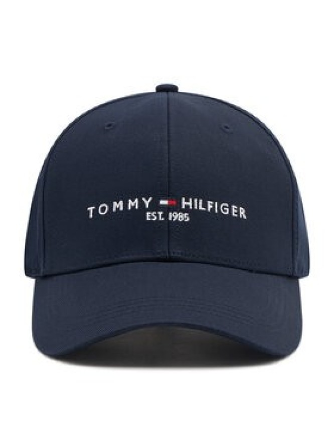 Tommy Hilfiger Czapka z daszkiem Th Established Cap AM0AM07352 Granatowy