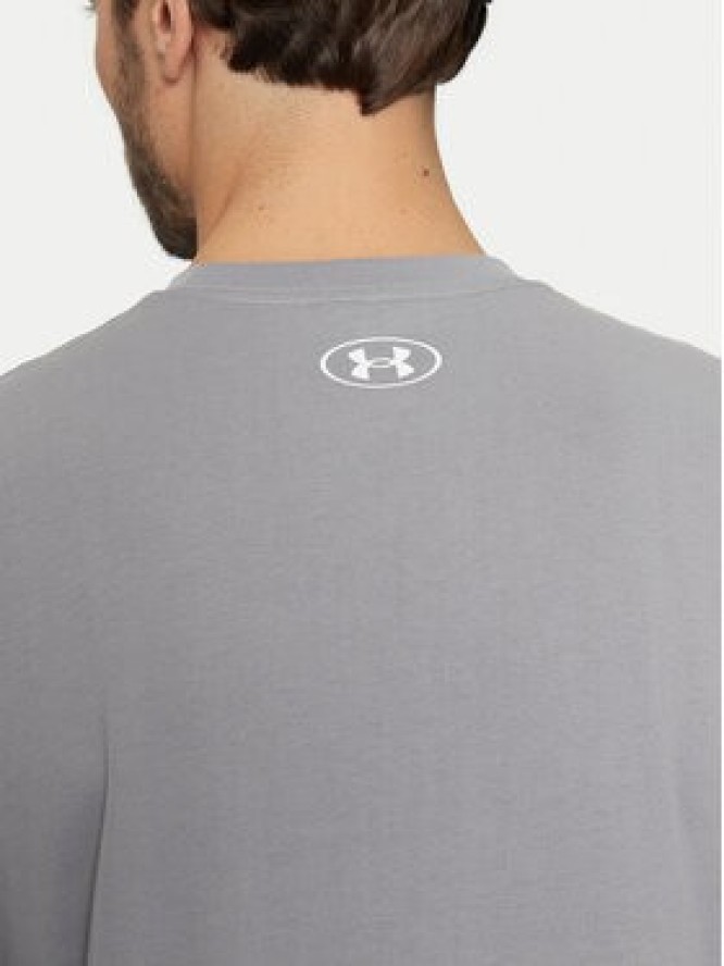 Under Armour T-Shirt Ua Sportstyle Logo Update Ss 1382911 Szary Loose Fit