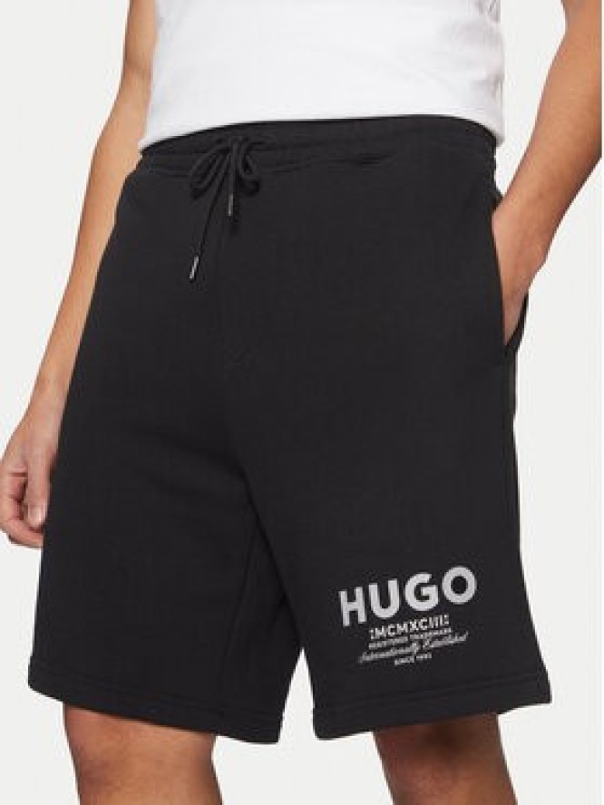 HUGO Szorty sportowe Nomario 50510728 Czarny Regular Fit