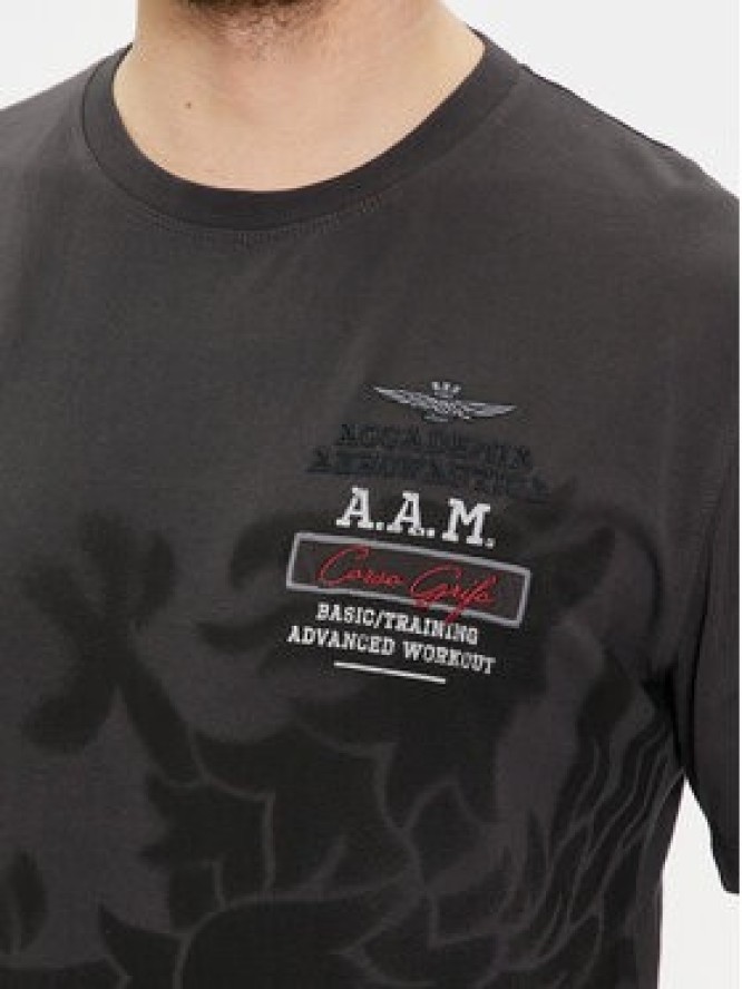 Aeronautica Militare T-Shirt 241TS2200J584 Szary Regular Fit