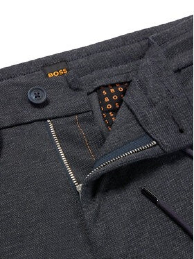 Boss Spodnie materiałowe Taber-Ds 50488915 Granatowy Tapered Fit