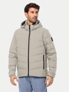 Jack Wolfskin Kurtka puchowa Colonius 1207431 Szary Regular Fit