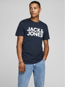 Jack&Jones T-Shirt Corp 12151955 Granatowy Slim Fit