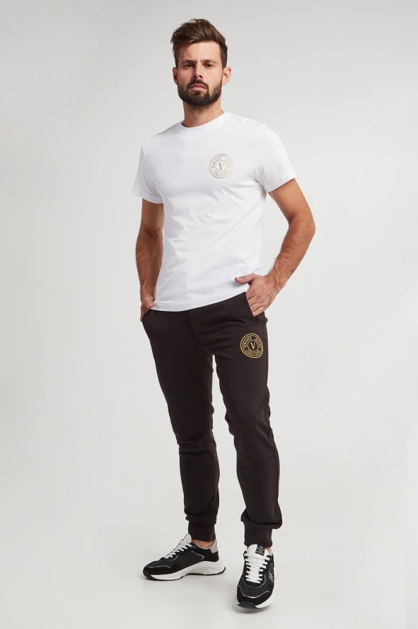 T-shirt męski z logo VERSACE JEANS COUTURE