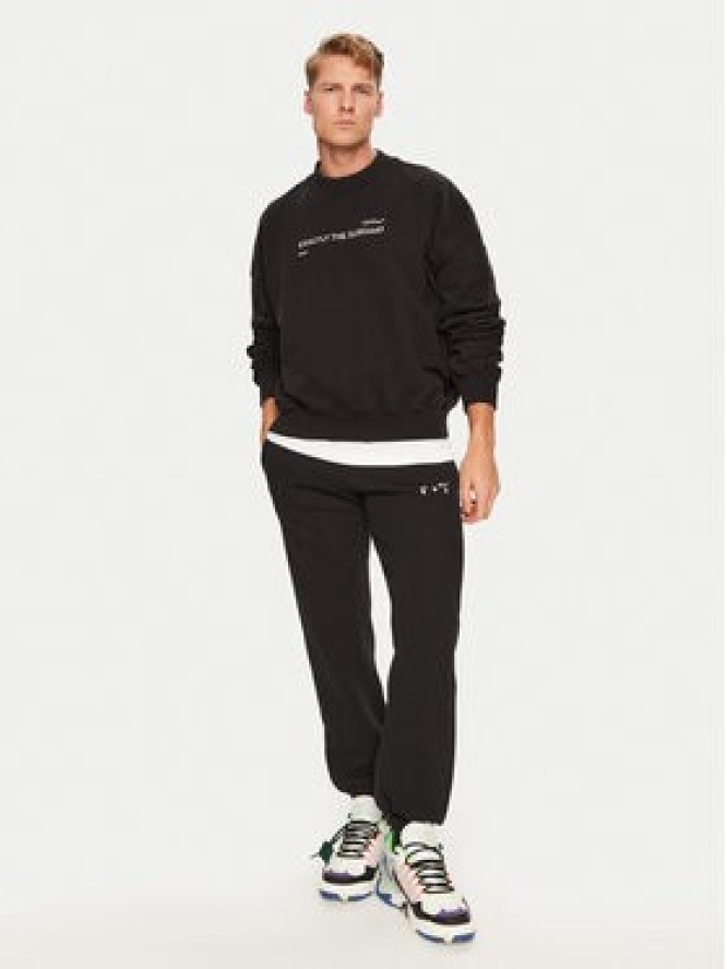 Off-White Spodnie dresowe OMCH030F20FLE0011001 Czarny Regular Fit