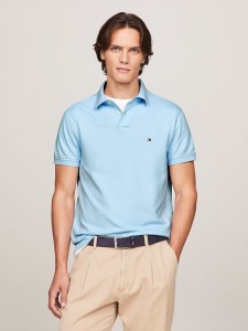 Tommy Hilfiger Koszulka polo w kolorze błękitnym rozmiar: S