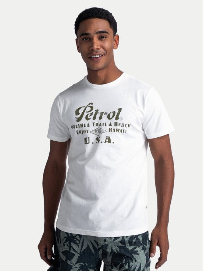 Petrol Industries T-Shirt M-1040-TSR600 Biały Regular Fit