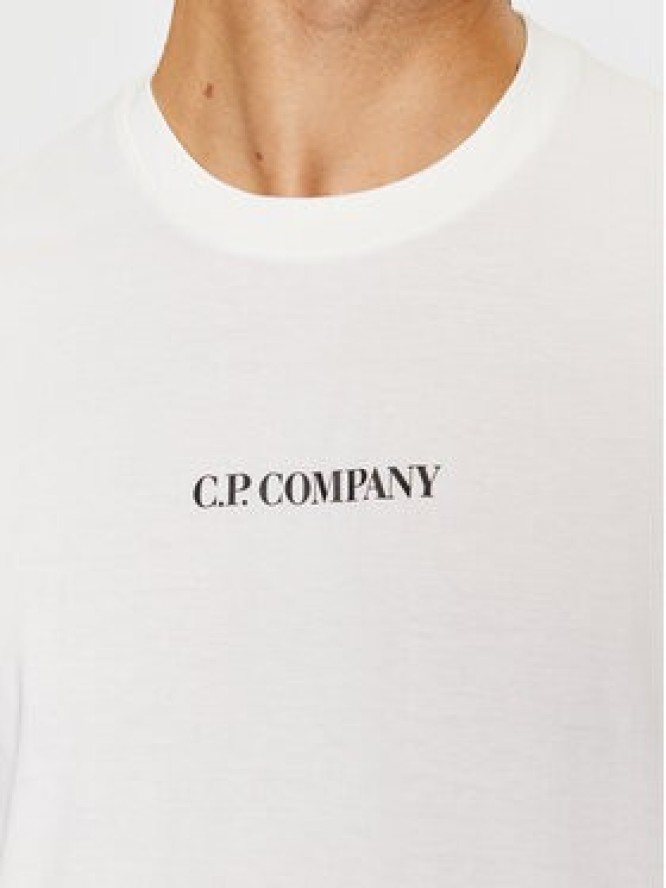 C.P. Company T-Shirt 15CMTS243A006586W Biały Regular Fit