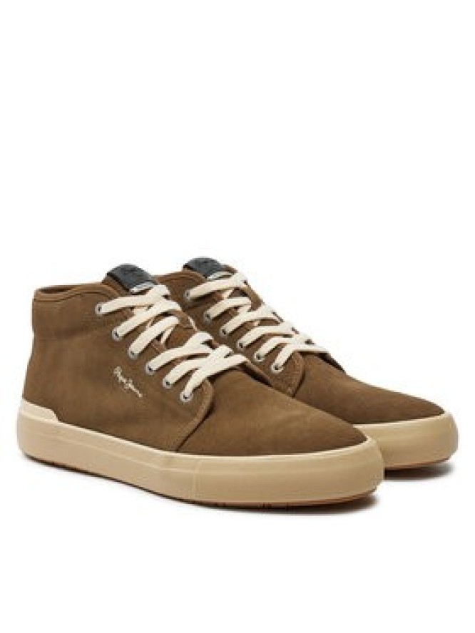 Pepe Jeans Sneakersy Ben Top PMS31051 Zielony