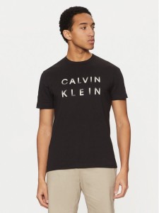 Calvin Klein T-Shirt K10K114156 Czarny Regular Fit