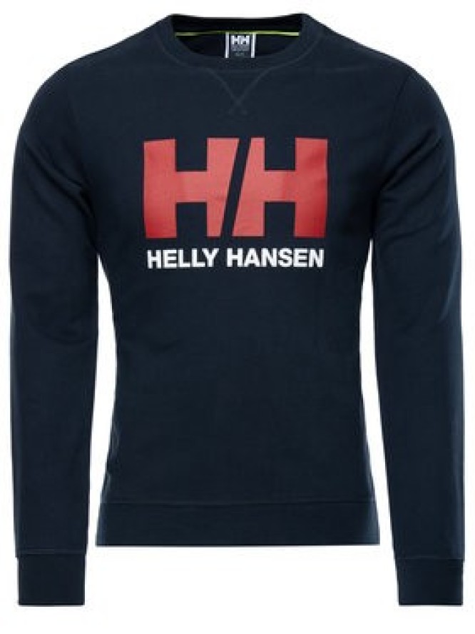 Helly Hansen Bluza Hh Logo Crew 34000 Granatowy Regular Fit