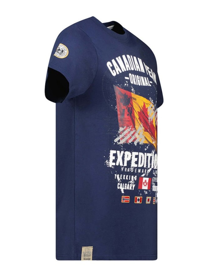 Canadian Peak Koszulka "Jitcheneak" w kolorze granatowym rozmiar: L