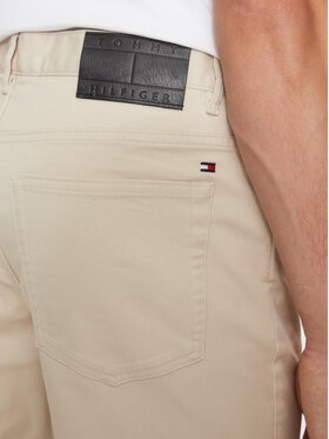 Tommy Hilfiger Spodnie materiałowe Denton MW0MW36429 Beżowy Straight Fit