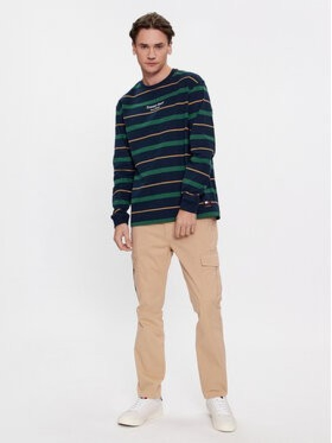 Tommy Jeans Longsleeve Stripe DM0DM18422 Kolorowy Regular Fit