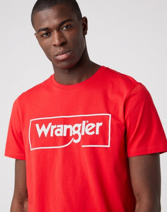 WRANGLER FRAME LOGO TEE MĘSKI T-SHIRT KOSZULKA W70JD3X47