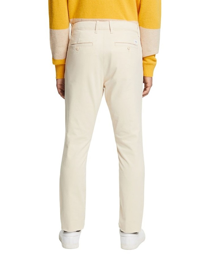 ESPRIT Spodnie chino w kolorze beżowym rozmiar: W36/L32