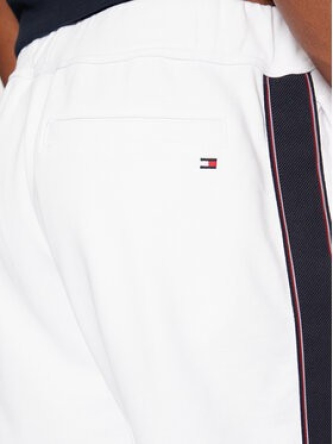 Tommy Hilfiger Spodnie dresowe MW0MW37477 Biały Regular Fit