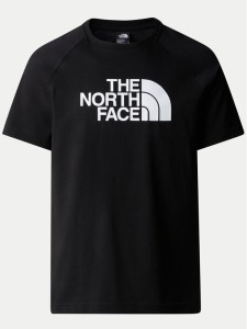 The North Face T-Shirt Easy NF0A87N7 Czarny Regular Fit