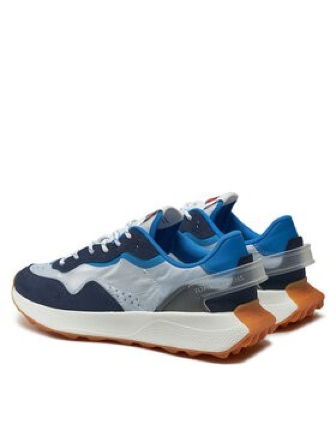 Tommy Jeans Sneakersy Tjm Runner Mix Material EM0EM01437 Granatowy