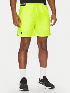 Under Armour Szorty sportowe Vanish Woven 6in 1373718 Żółty Regular Fit