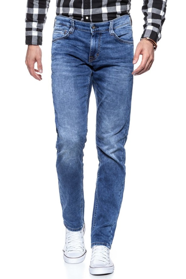 SPODNIE MĘSKIE MUSTANG Oregon Tapered K DENIM BLUE 1006064 5000 313