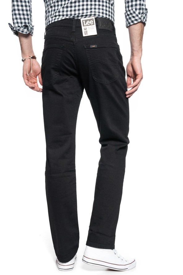 LEE BROOKLYN STRAIGHT MĘSKIE SPODNIE JEANSOWE CLEAN BLACK L452JBCS