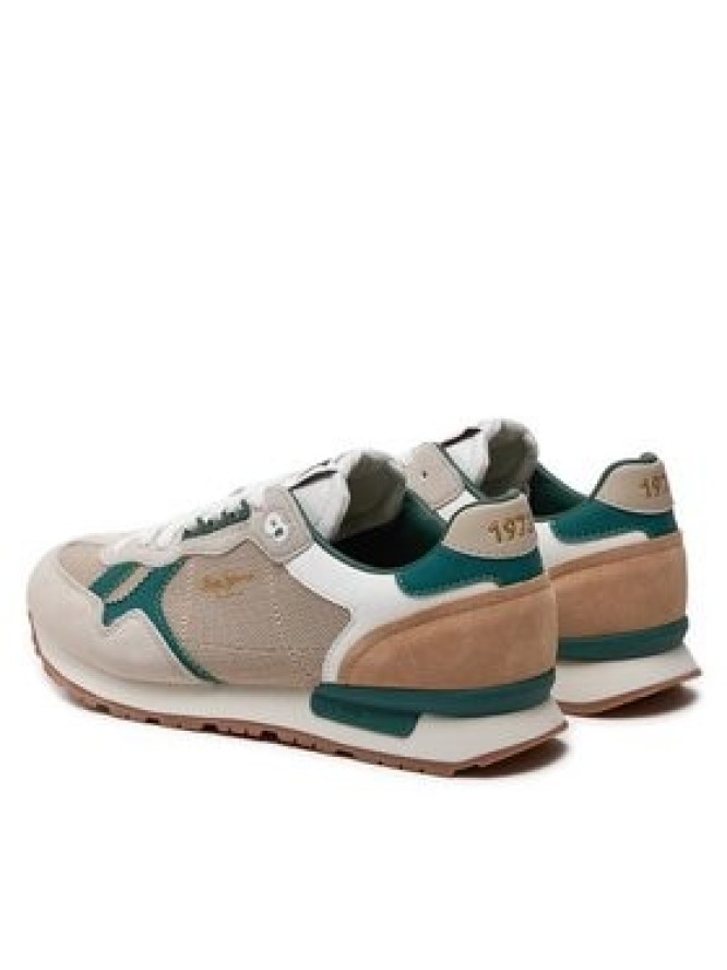 Pepe Jeans Sneakersy Brit Retro M PMS40004 Écru