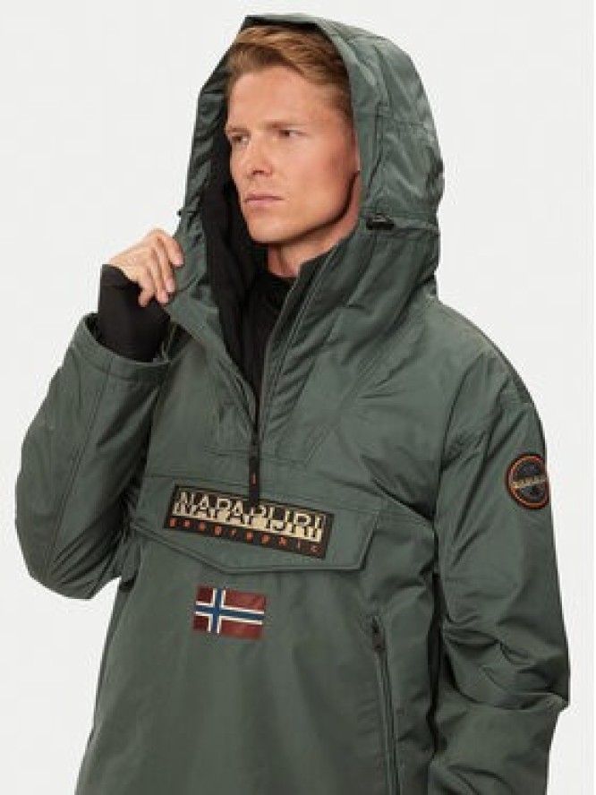 Napapijri Kurtka anorak Rainforest Next NP0A4IB9 Zielony Regular Fit