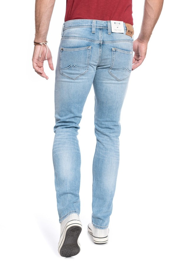 SPODNIE MĘSKIE MUSTANG OREGON TAPERED DENIM BLUE 1008768 5000 314