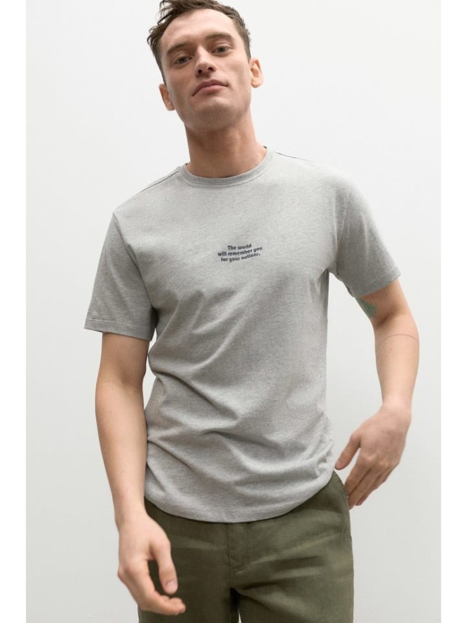 Ecoalf Koszulka w kolorze szarym rozmiar: XL