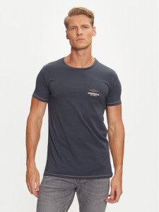 Aeronautica Militare T-Shirt AM1UTI003 Granatowy Regular Fit