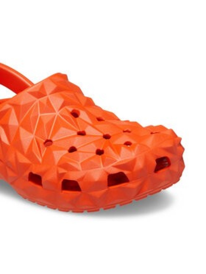 Crocs Klapki Classic Geometric Clog 209563 Czerwony