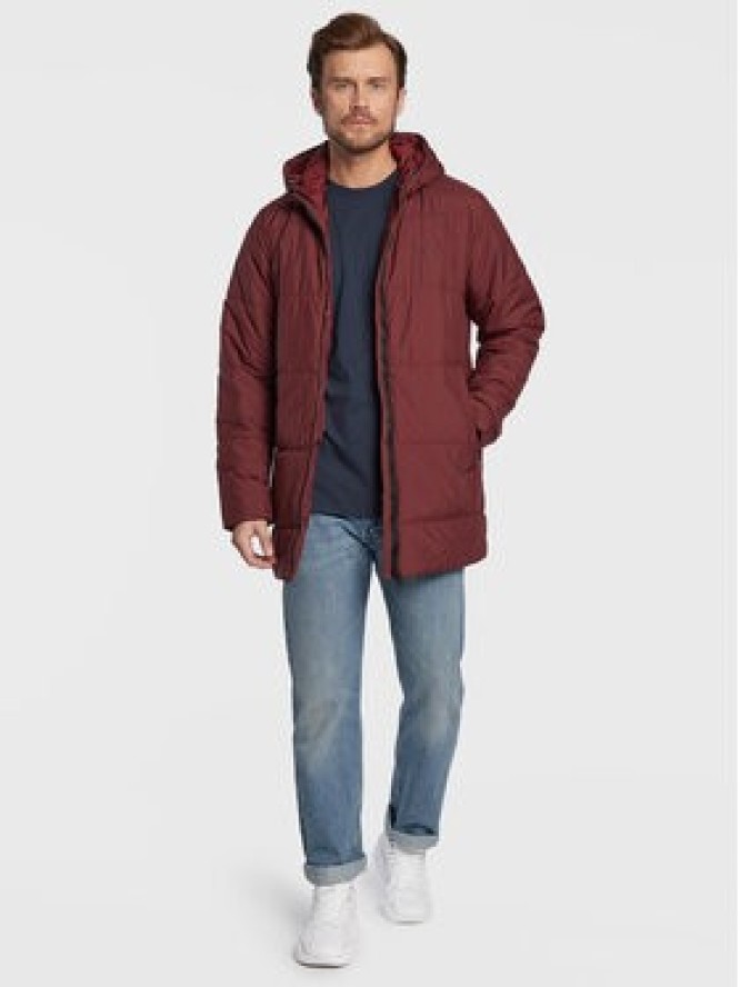 Jack Wolfskin Kurtka puchowa North York 1206381 Bordowy Regular Fit