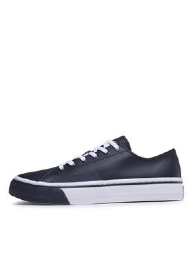 Tommy Jeans Tenisówki Lace Vulc Ess EM0EM01047 Granatowy