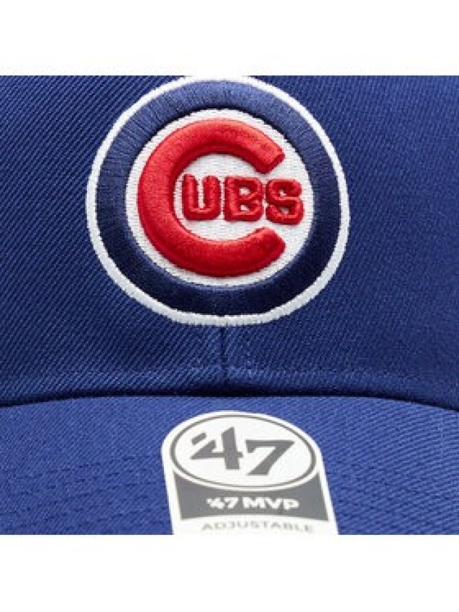 47 Brand Czapka z daszkiem MLB Chicago Cubs '47 MVP B-MVP05WBV-DLB Niebieski