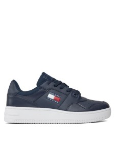 Tommy Jeans Sneakersy Tjm Retro Basket Ess EM0EM01395 Granatowy