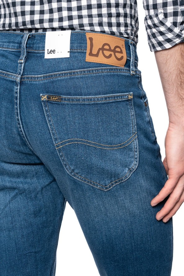 LEE AUSTIN MĘSKIE SPODNIE JEANSOWE MID WORN IN RAY L733NOWH