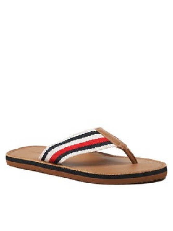 Tommy Hilfiger Japonki Leather Beach Sandal FM0FM04548 Kolorowy