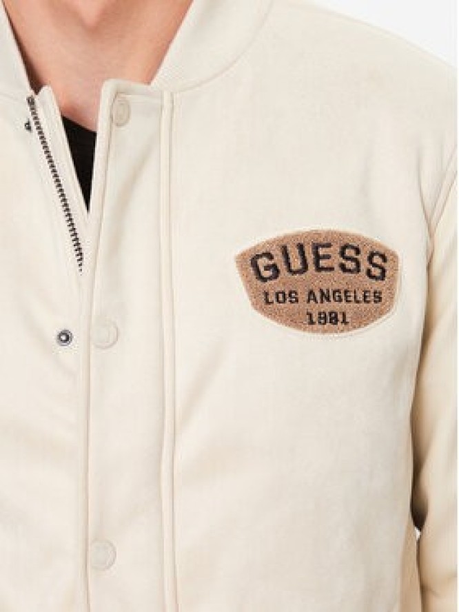 Guess Kurtka bomber M3YL12 WFHO0 Beżowy Regular Fit