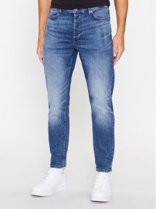 Hugo Jeansy 50495504 Niebieski Tapered Fit