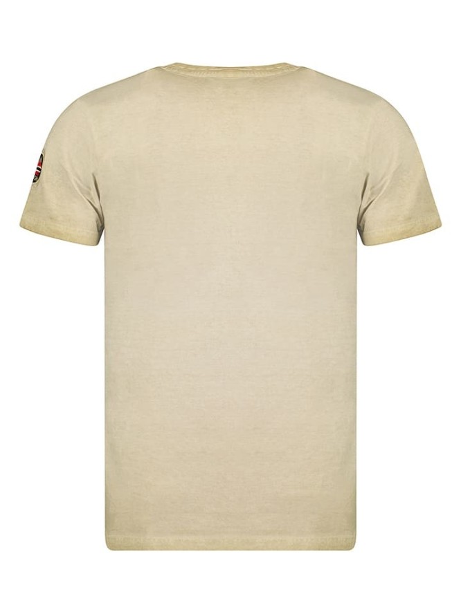 Geographical Norway Koszulka "Joasis" w kolorze beżowym rozmiar: L