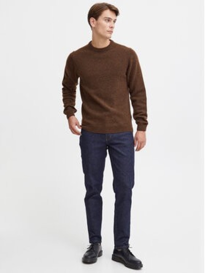 Casual Friday Sweter 20503970 Brązowy Regular Fit